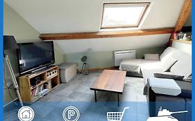 Les combles de l Aure Grand studio cosy confortable classé 3 étoiles centre Bayeux 2 mn à pied cathédrale proche plages du débarquement